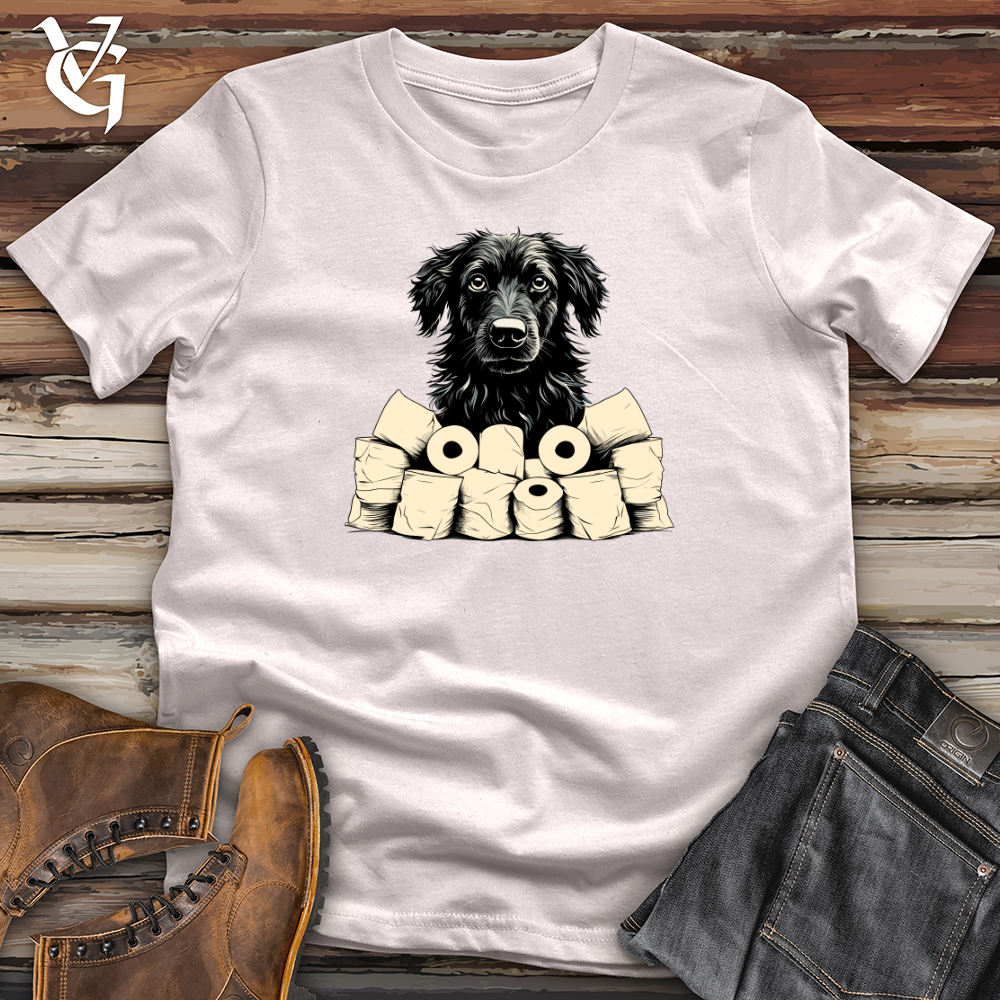 Paper Roll Patrol Black Shepherd Softstyle Tee