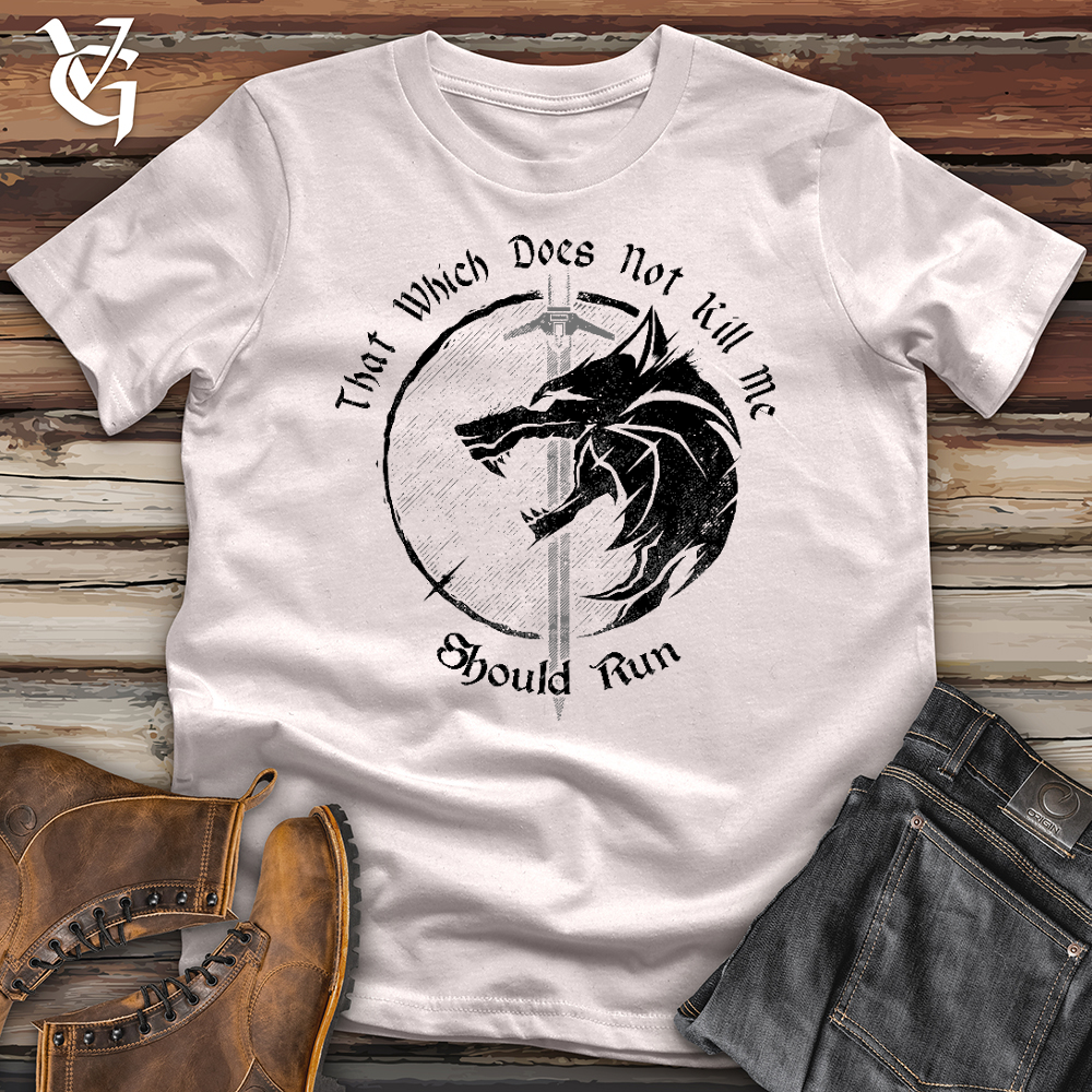 Should Run Wolf Cotton Tee Softstyle Tee