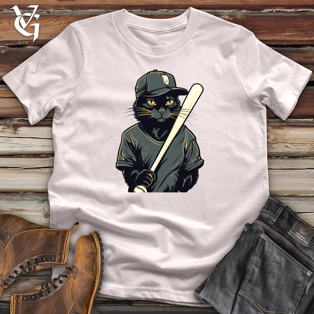 Baseball Cap Cat Whacker Softstyle Tee