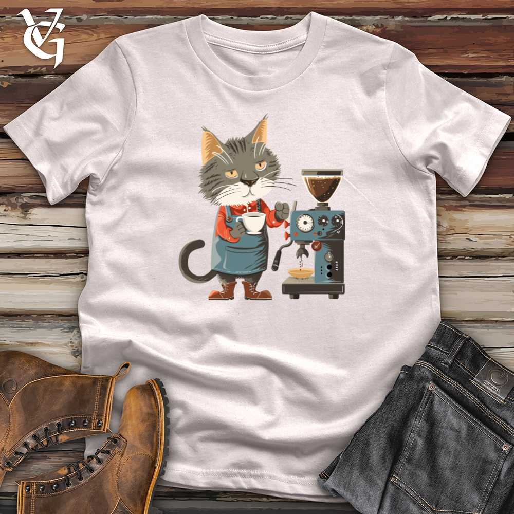 Cat Barista Brew Softstyle Tee