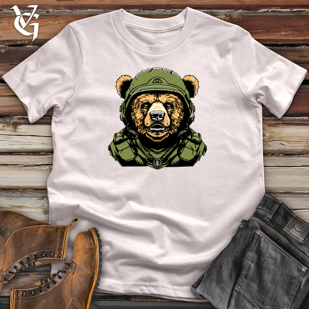 Bear Brigade in Helmet Valor Softstyle Tee