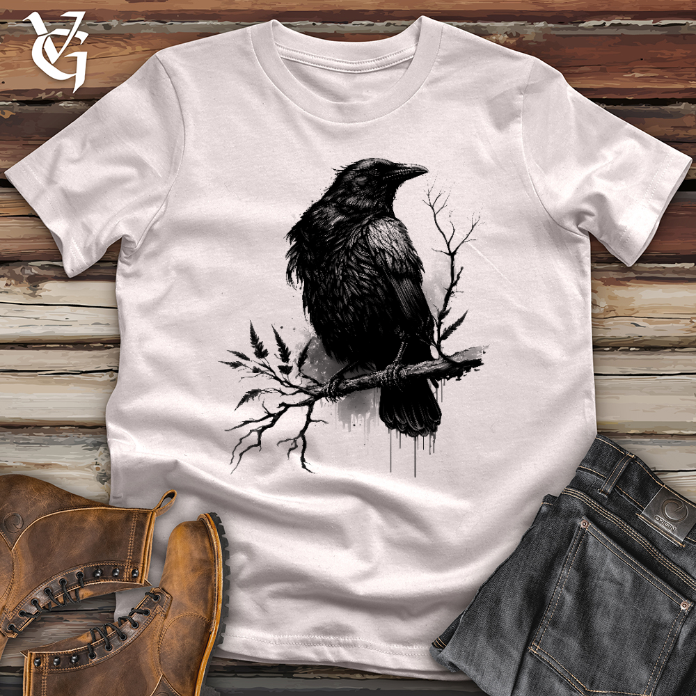 Raven on Branch Softstyle Tee
