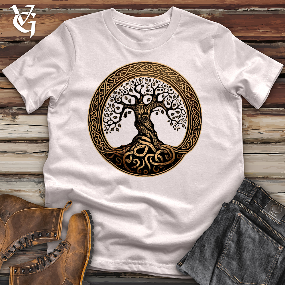Ornate Golden Tree of Life Softstyle Tee