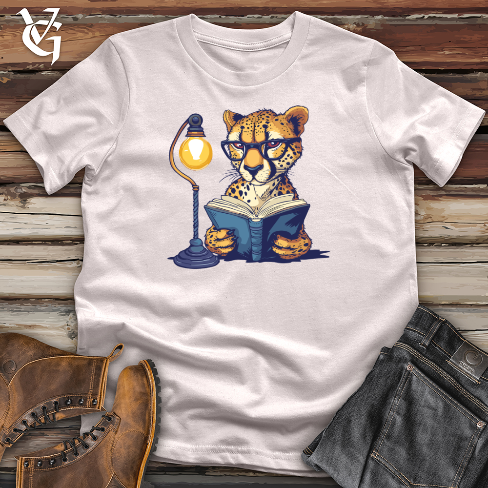 Cheetah Bookworm Study Softstyle Tee