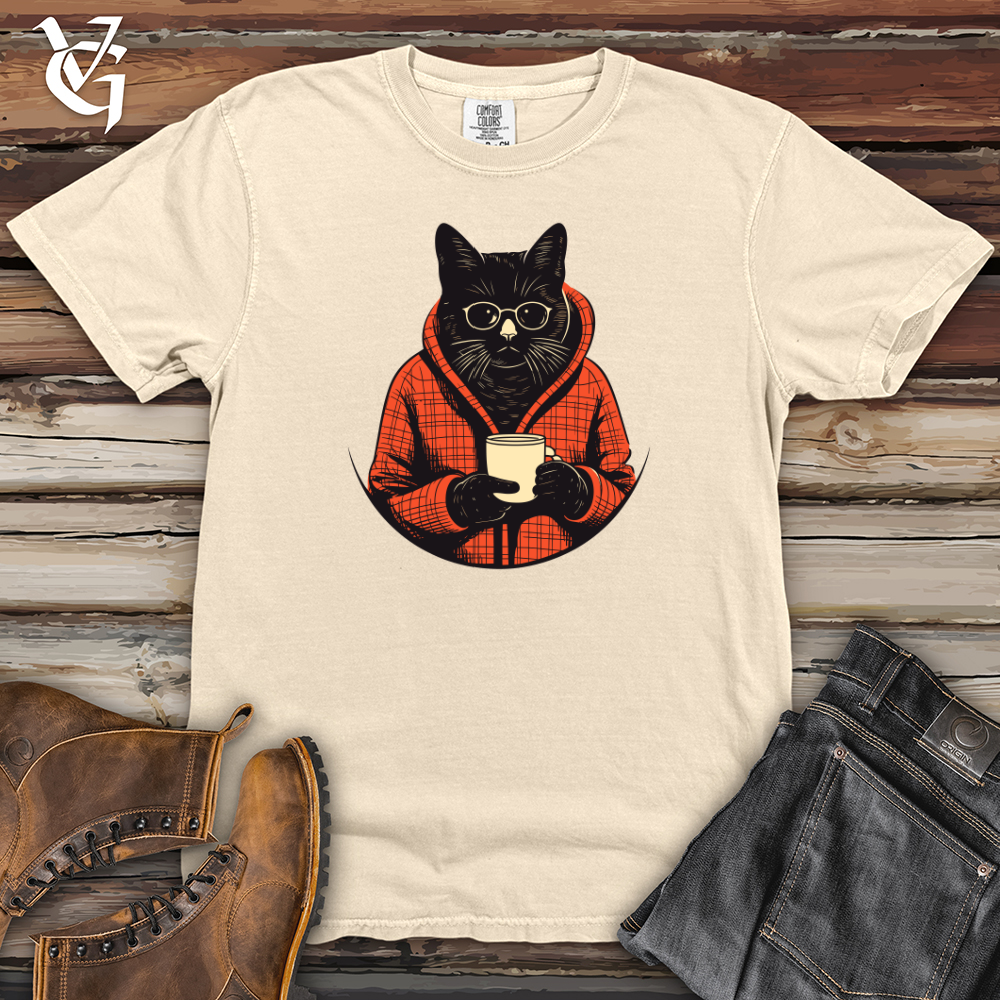 Cozy Sweater Cat Café Heavy Cotton Comfort Colors Tee