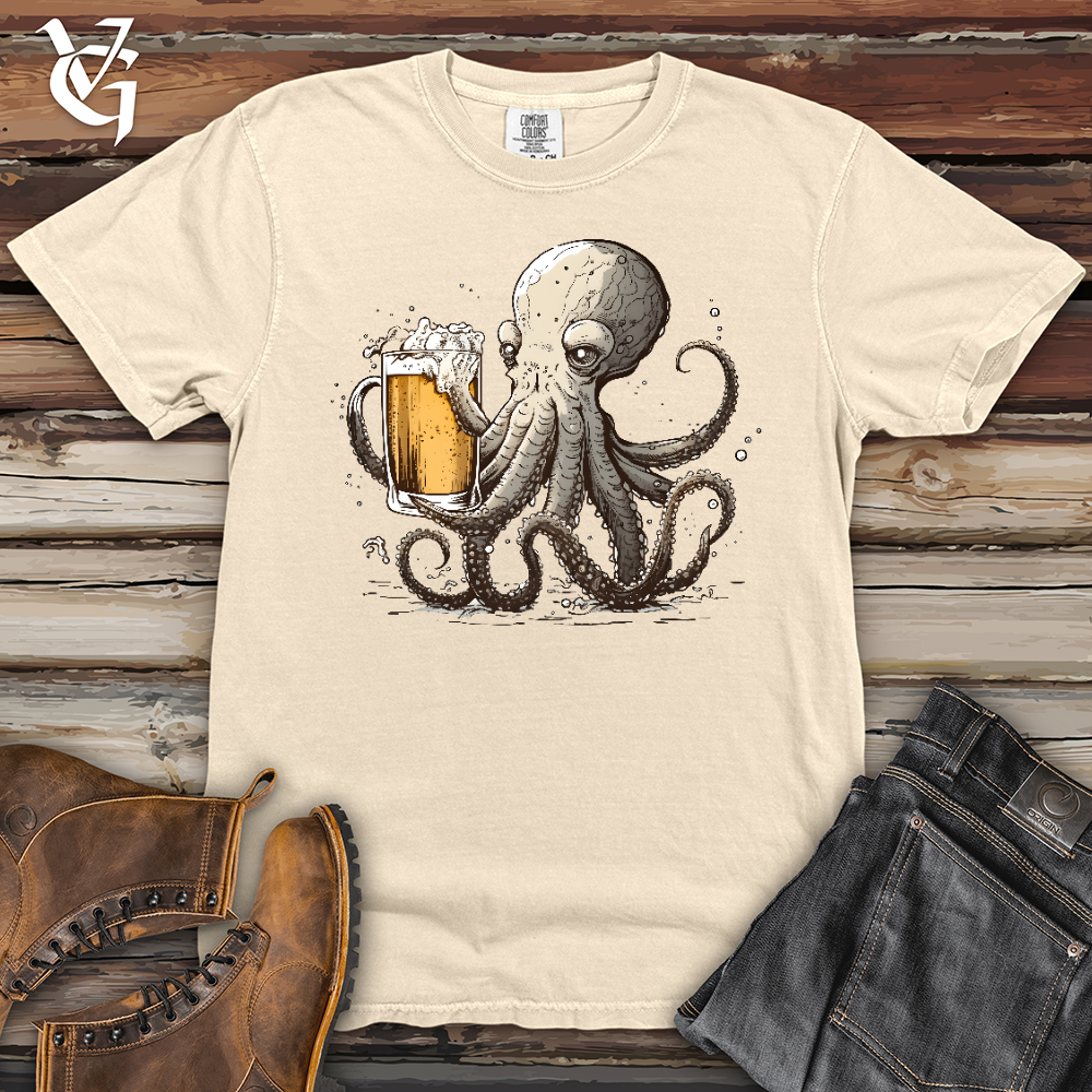 Octopus Happy Hour Heavy Cotton Comfort Colors Tee