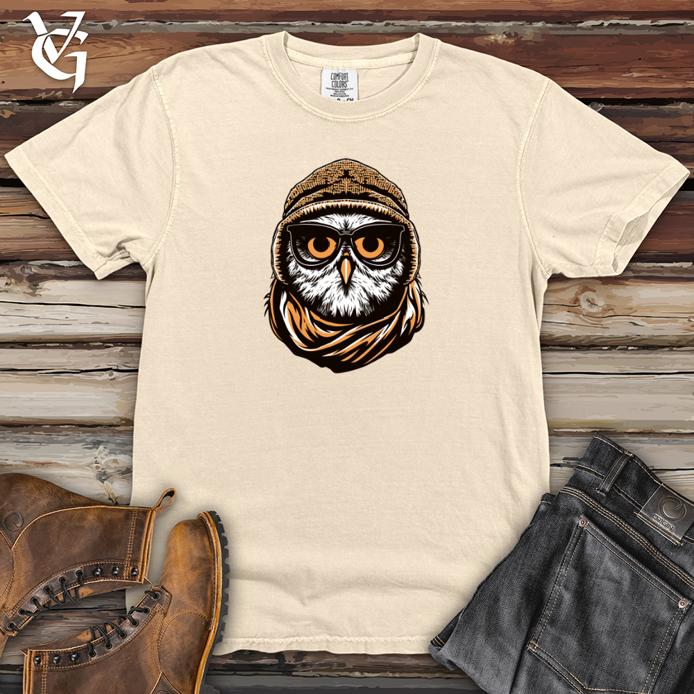 Vintage Ski Mask Owl Heavy Cotton Comfort Colors Tee