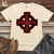 Celtic Christmas Cross Heavy Cotton Comfort Colors Tee