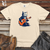 Vintage Guitar Cat Heavy Cotton Comfort Colors Tee