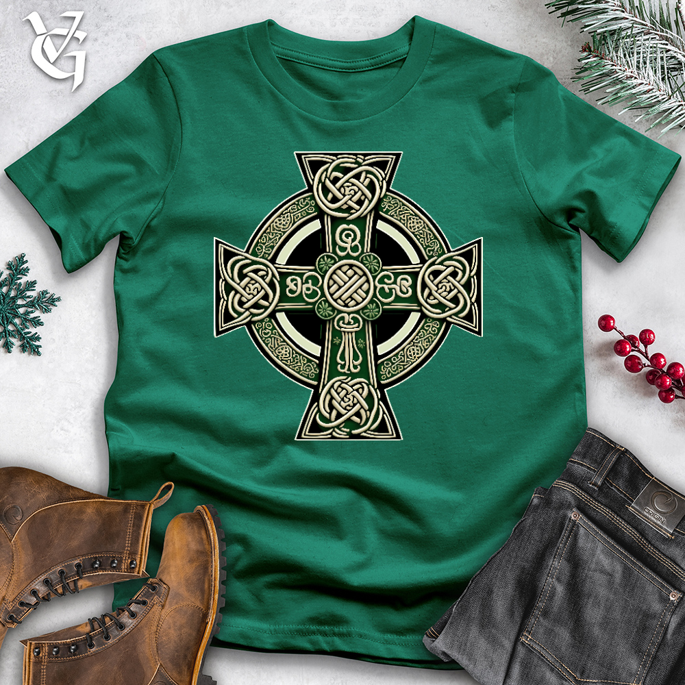 Knotted Celtic Crosses Cotton Tee