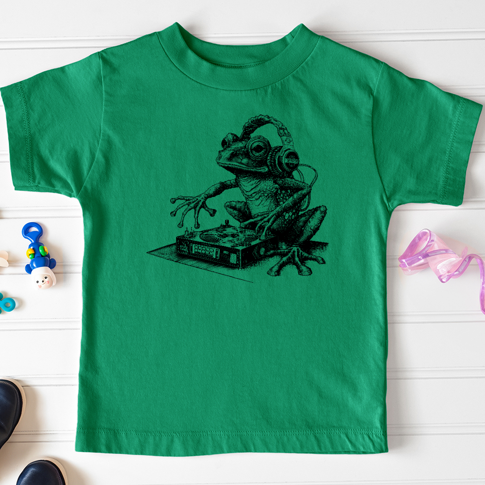 Dj Frog Toddler Tee