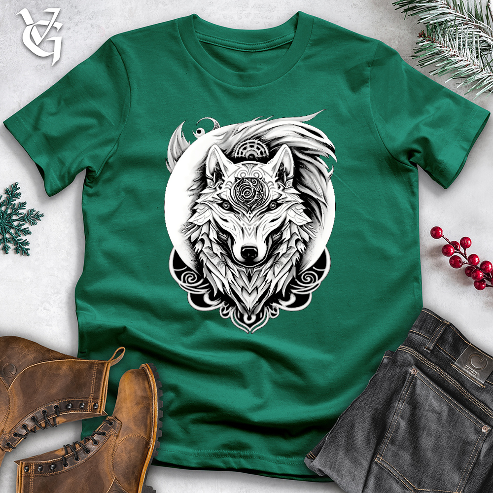Wolf Swirl Cotton Tee