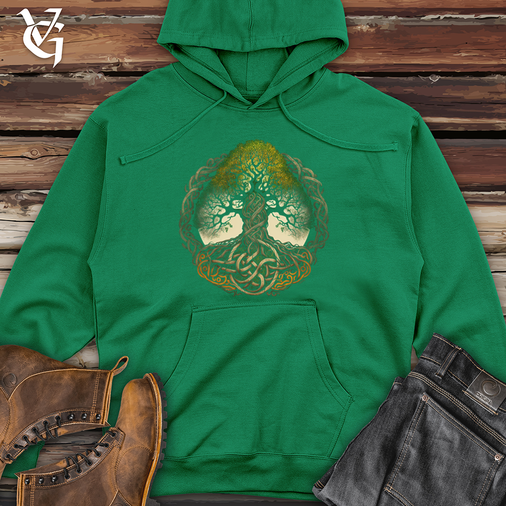 Celtic Life of Tree Min Midweight Hooded Sweatshirt
