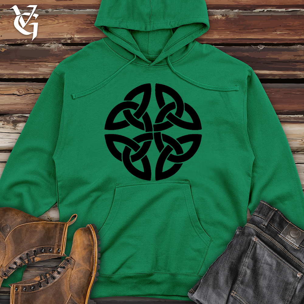 The Celtic Path of Life Midweight Hooded Sweatshirt