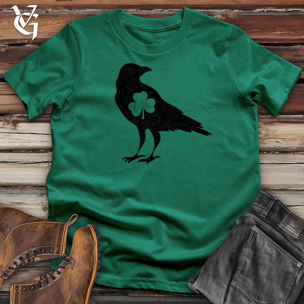 Black Raven Shamrock Heart