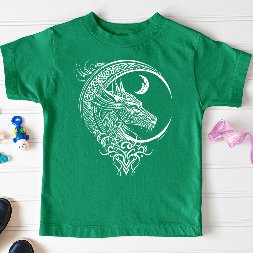 Celtic Dragon and Moon Toddler Tee
