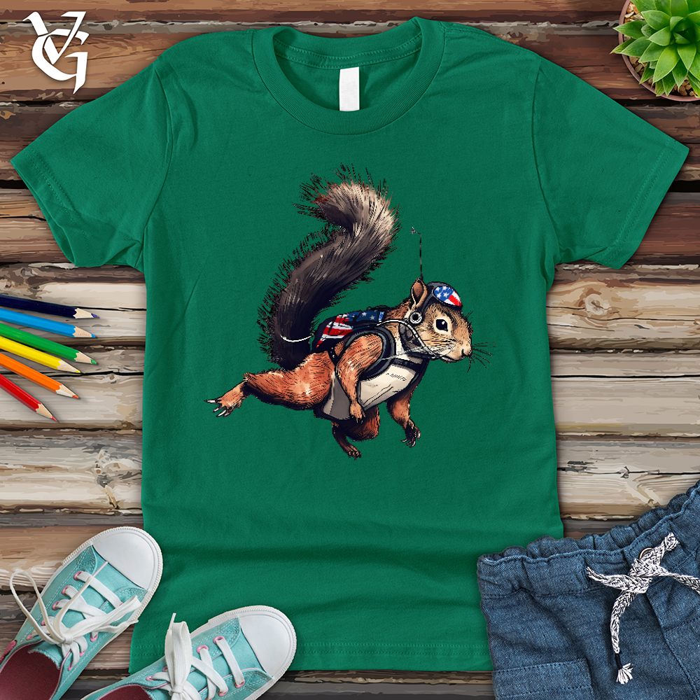 American Skydiving Squirrel Youth Tee