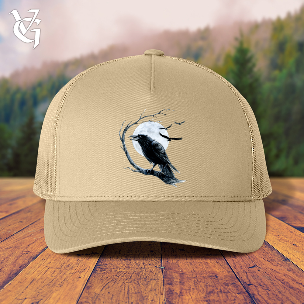 Cold Winter Raven Trucker Cap