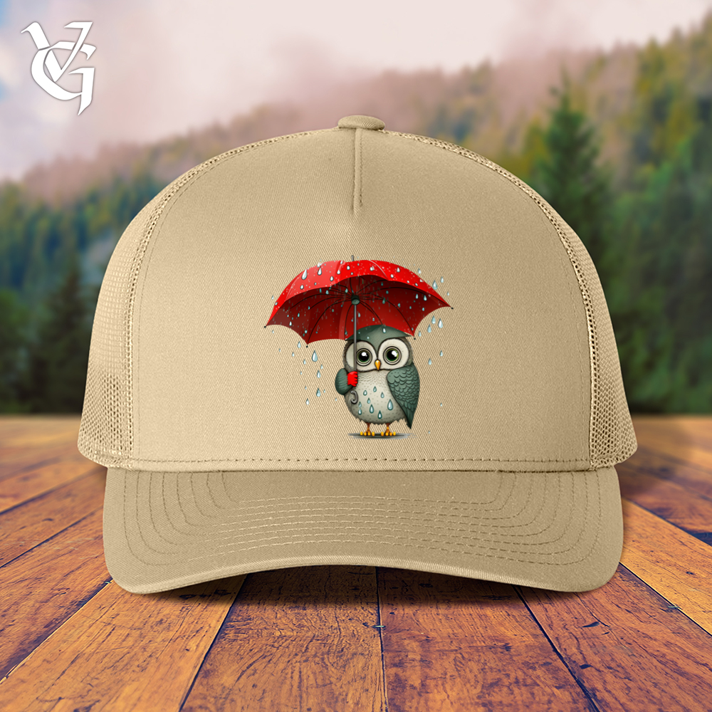 Owl In The Rain Trucker Cap