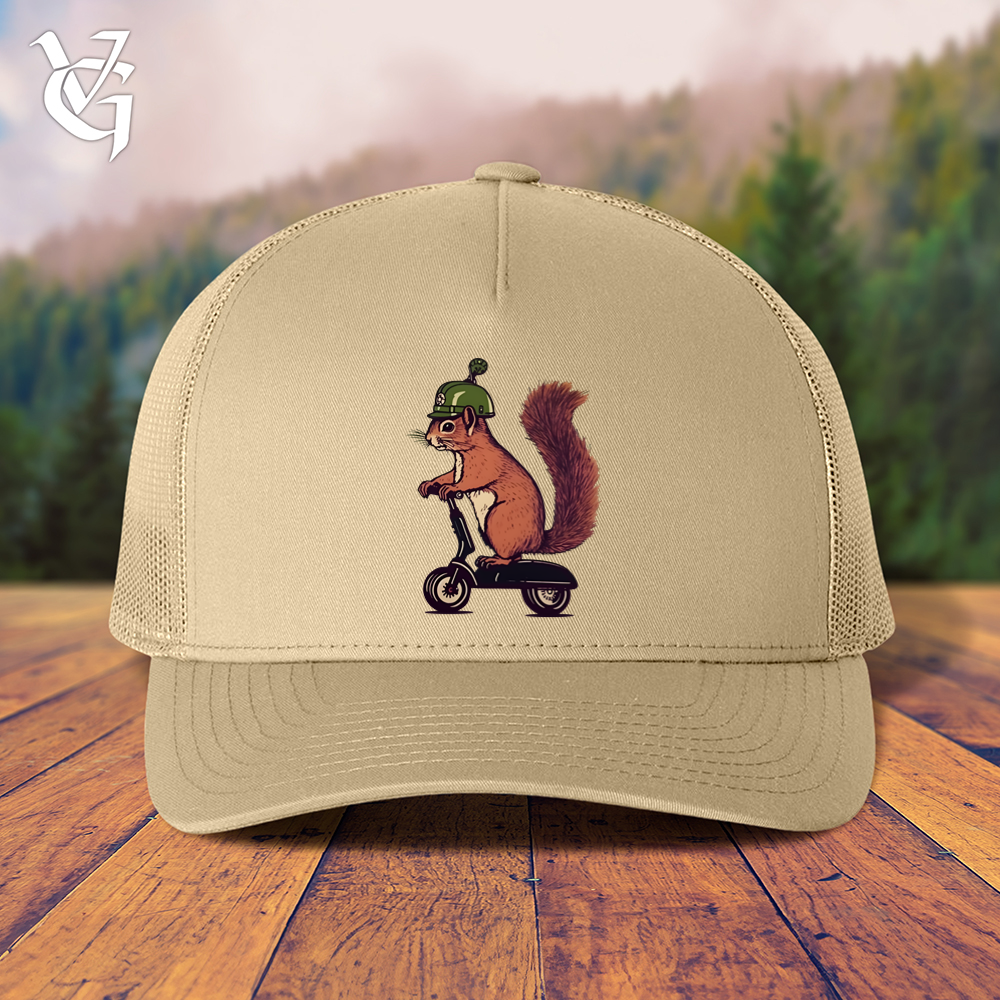 Squirrel Scoot Trucker Cap