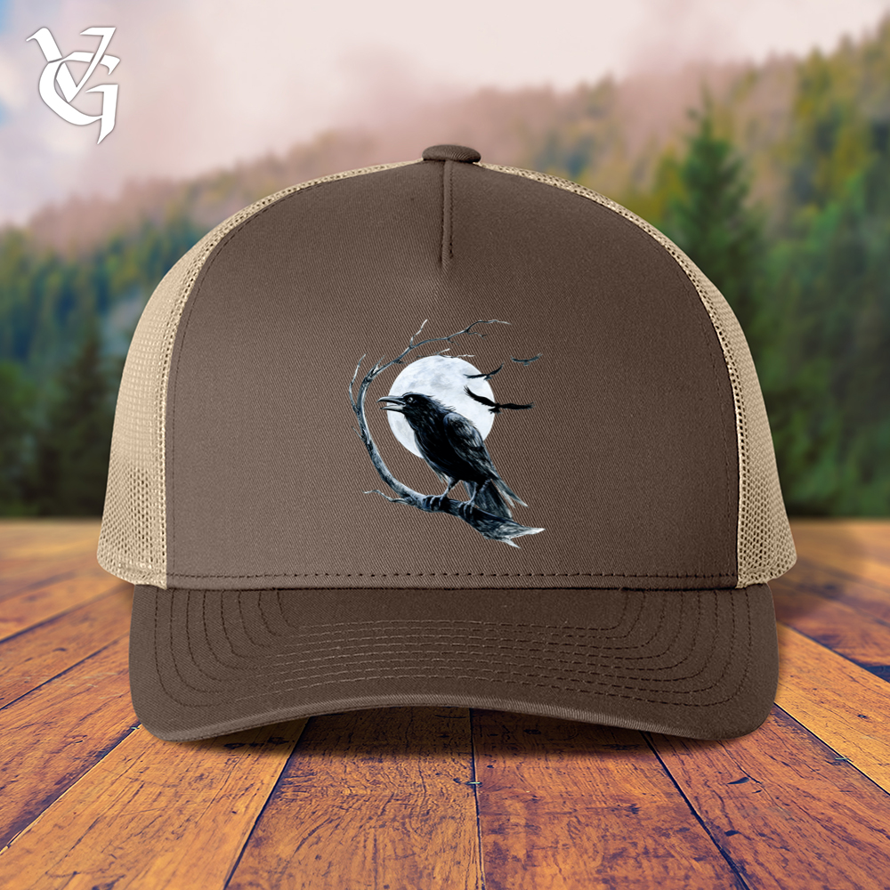 Cold Winter Raven Trucker Cap