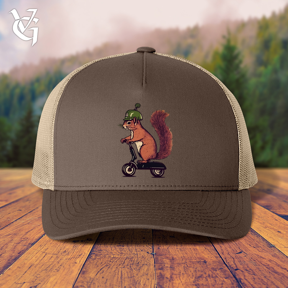 Squirrel Scoot Trucker Cap