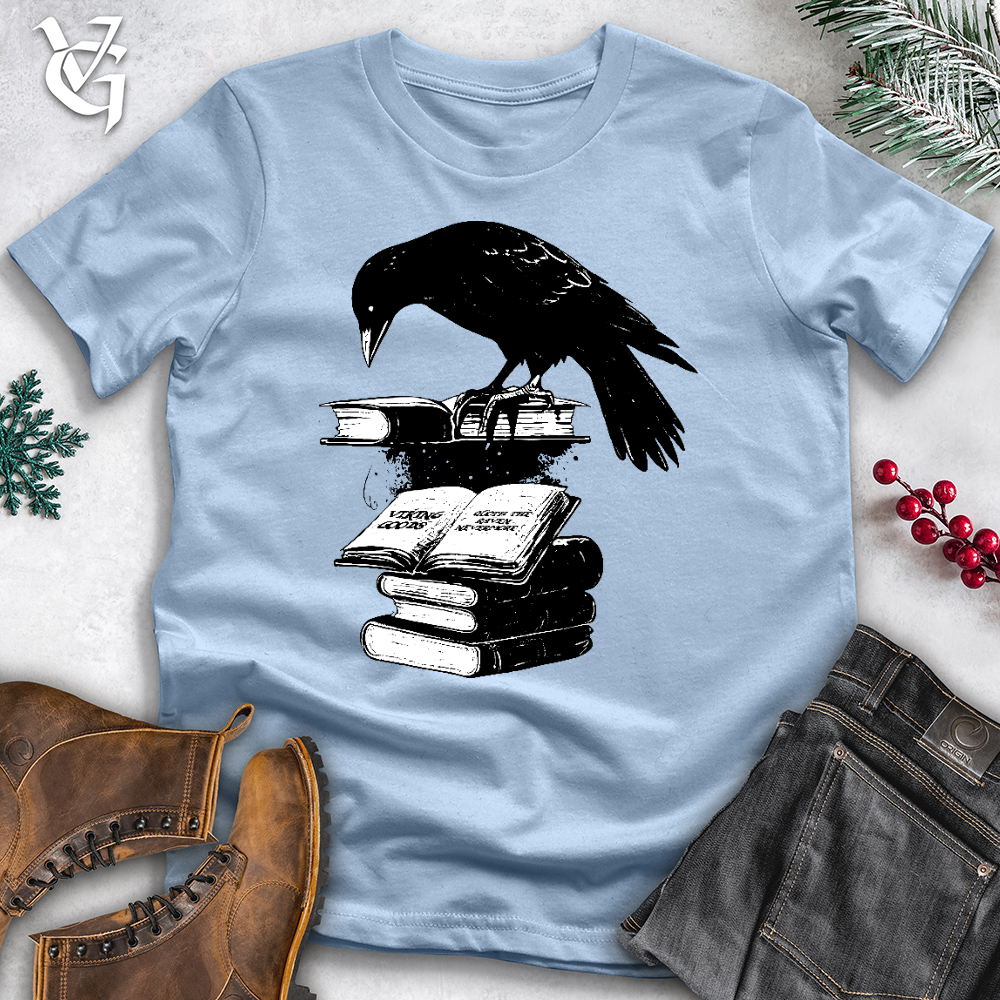 Raven Reading Fanatic Cotton Tee