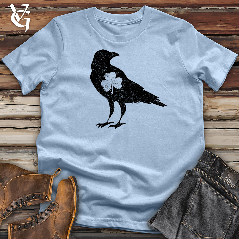 Black Raven Shamrock Heart