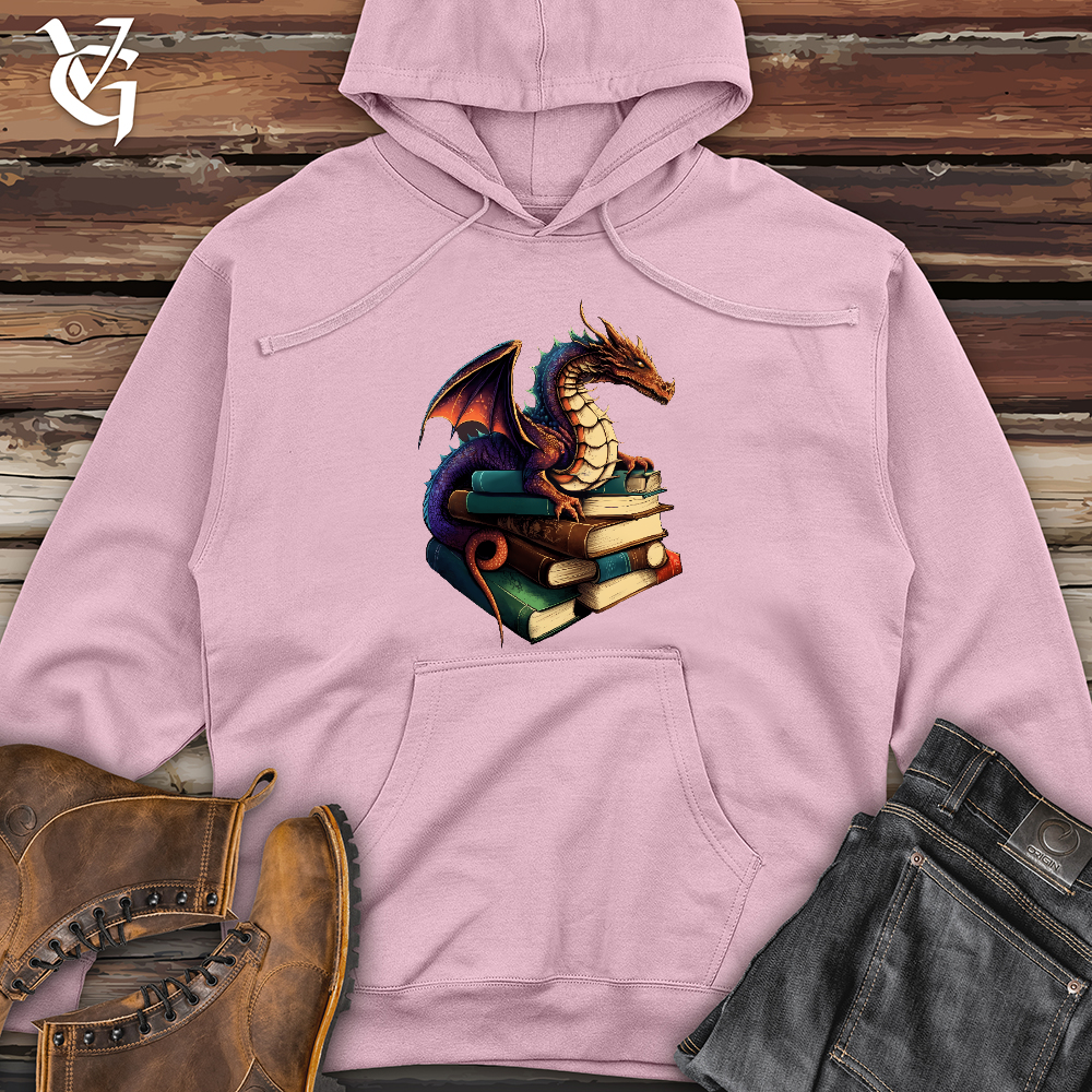 Dragon Book Hoarder Midweight Hooded Sweatshirt