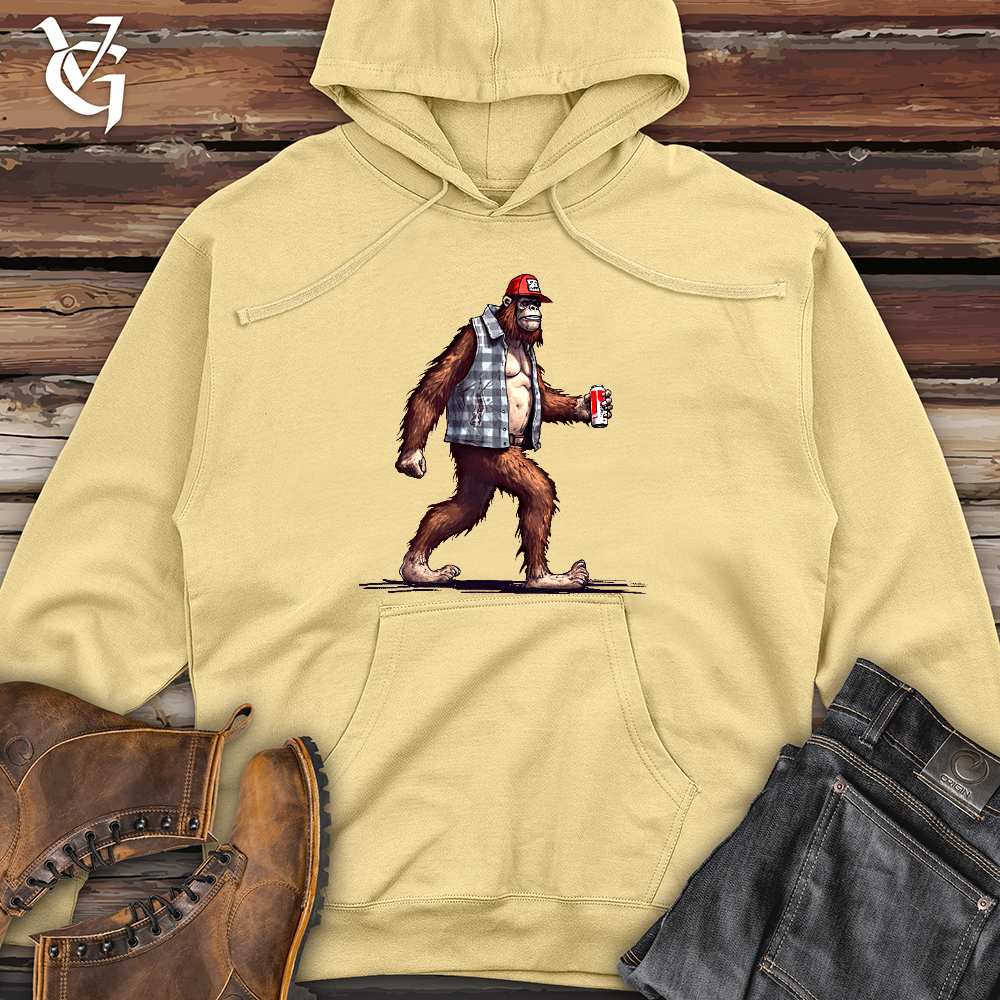 Big Foot Stroll Midweight Hooded Sweatshirt