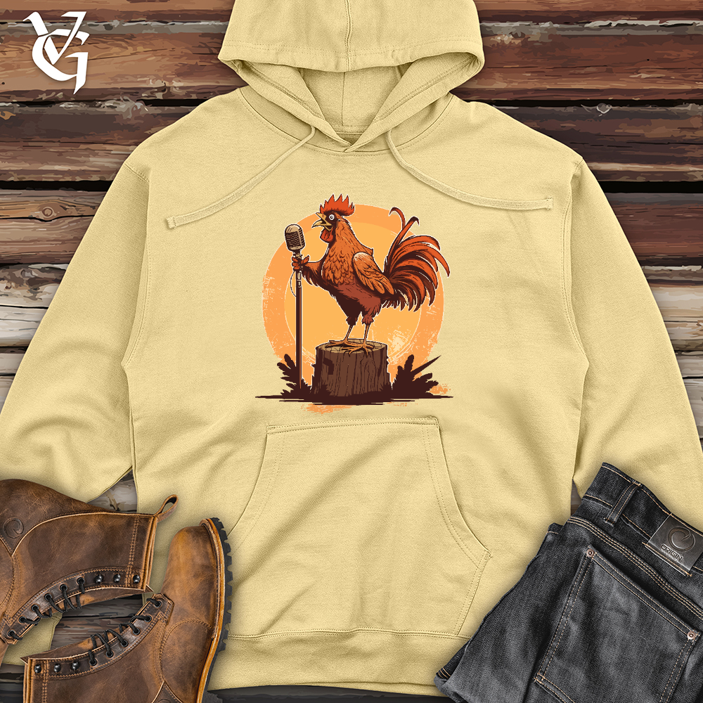 Chicken Rockstar Midweight Hooded Sweatshirt