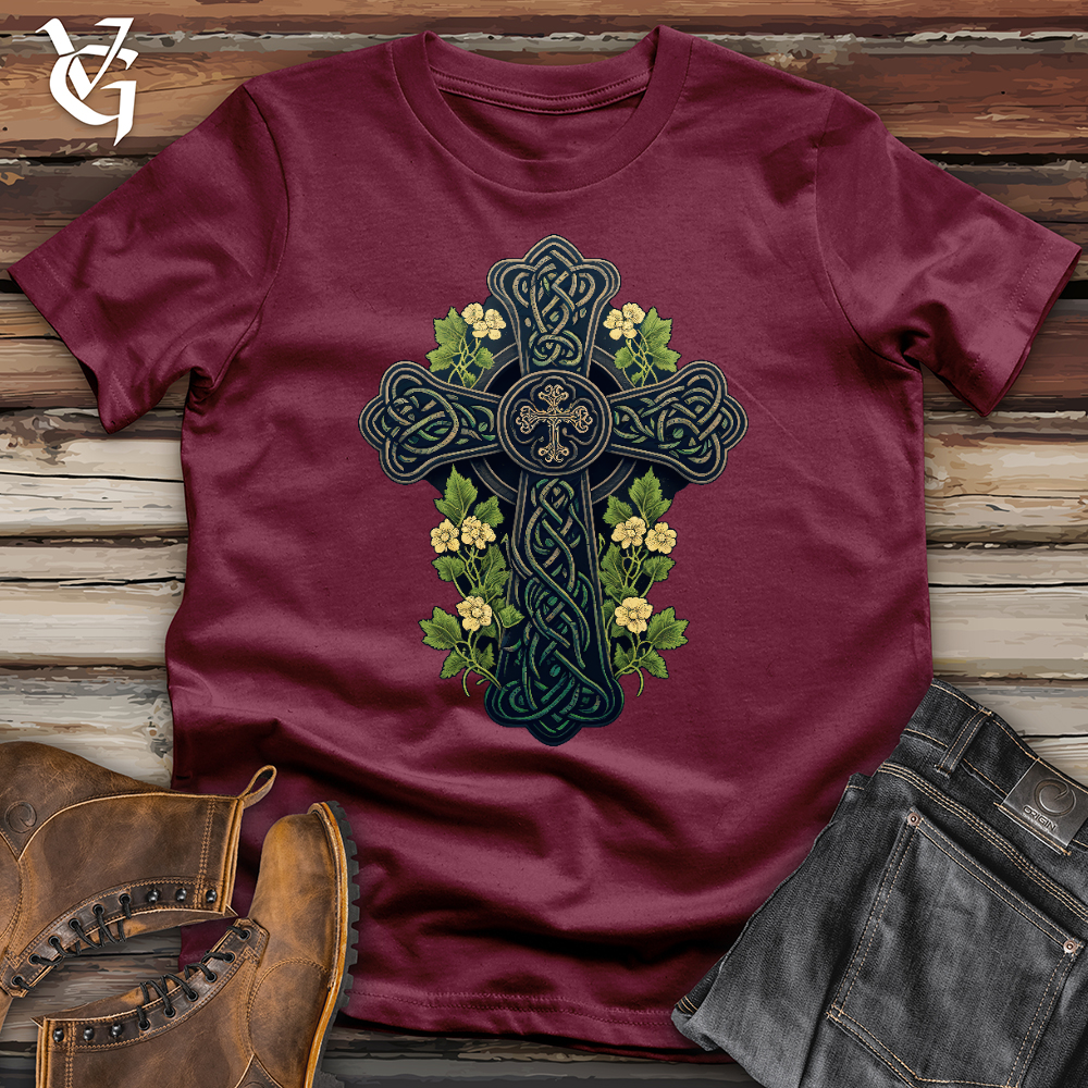 Celtic Cross Garden Softstyle Tee