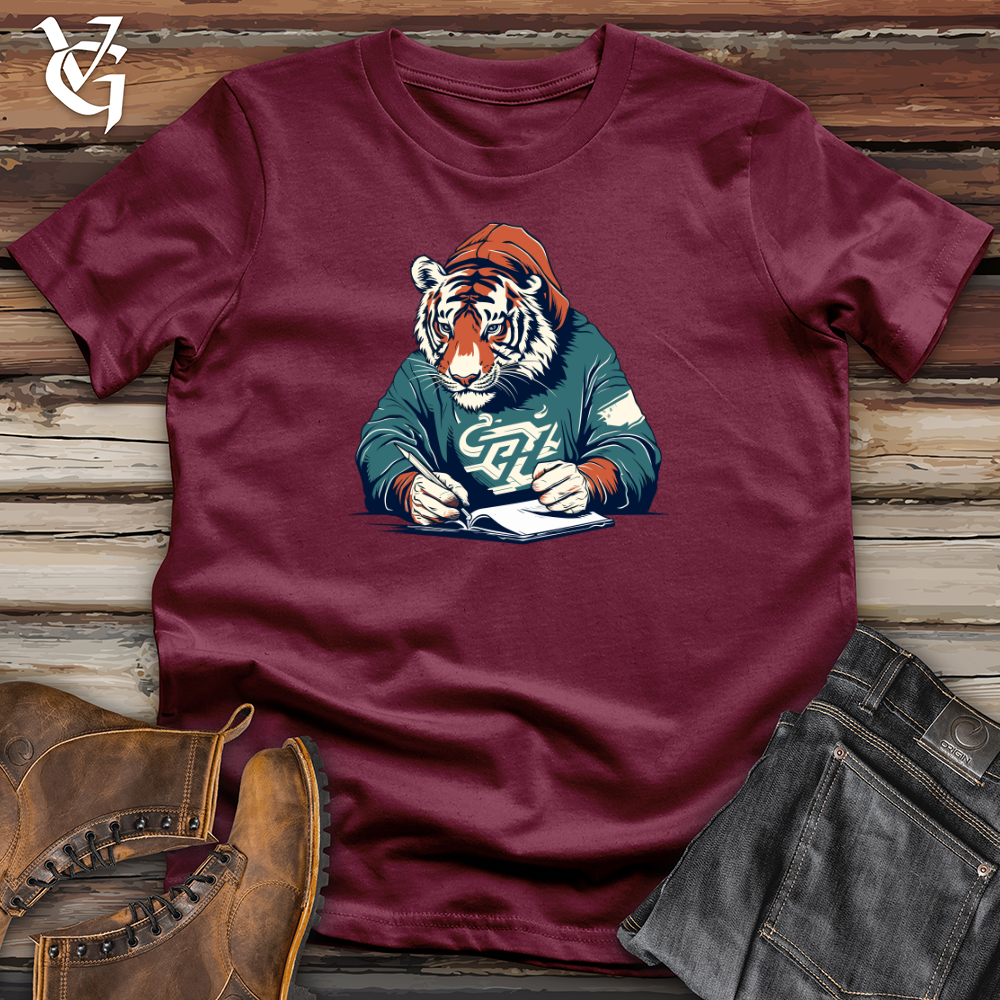 Retro Scribbling Tiger Softstyle Tee