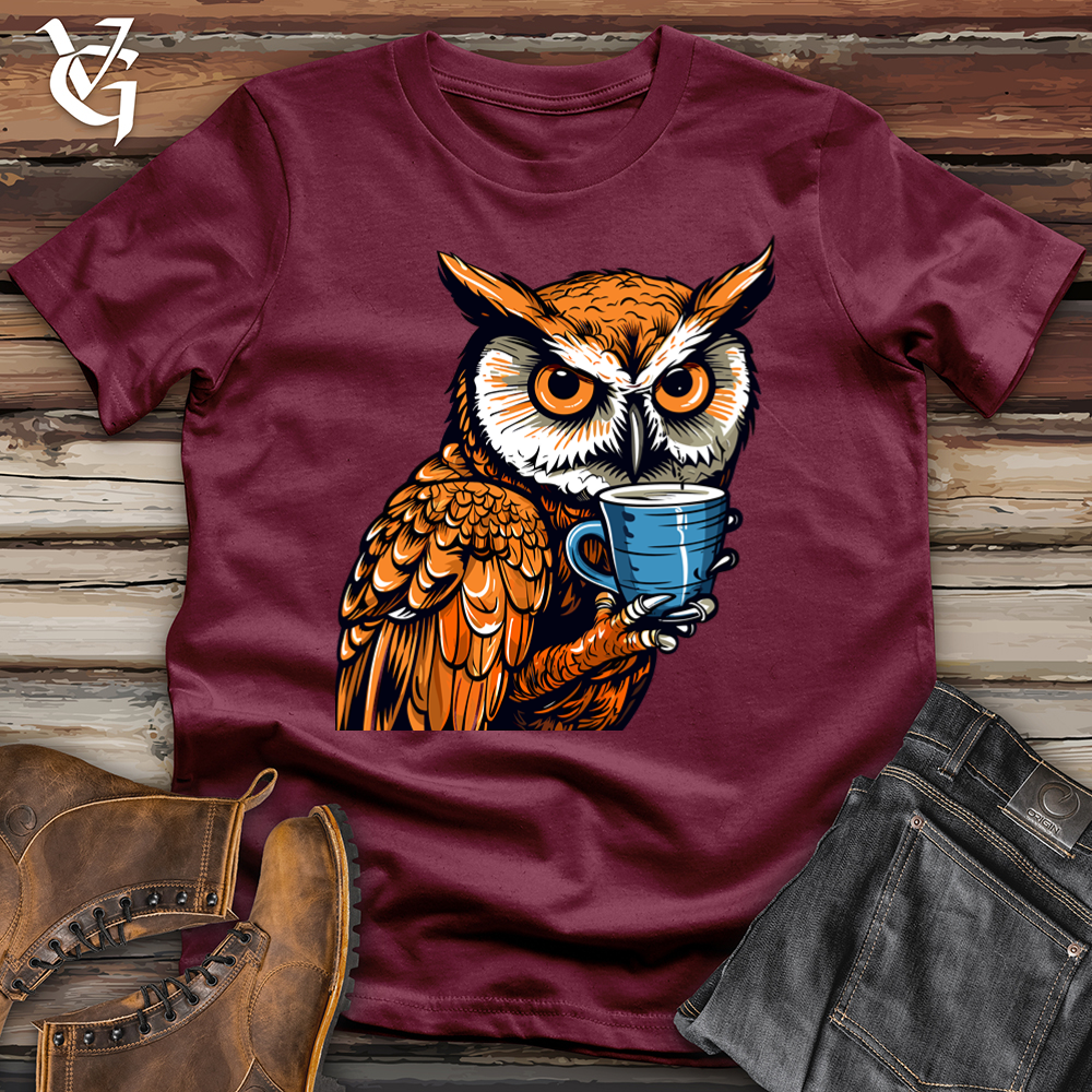 Caffeinated Owl Softstyle Tee