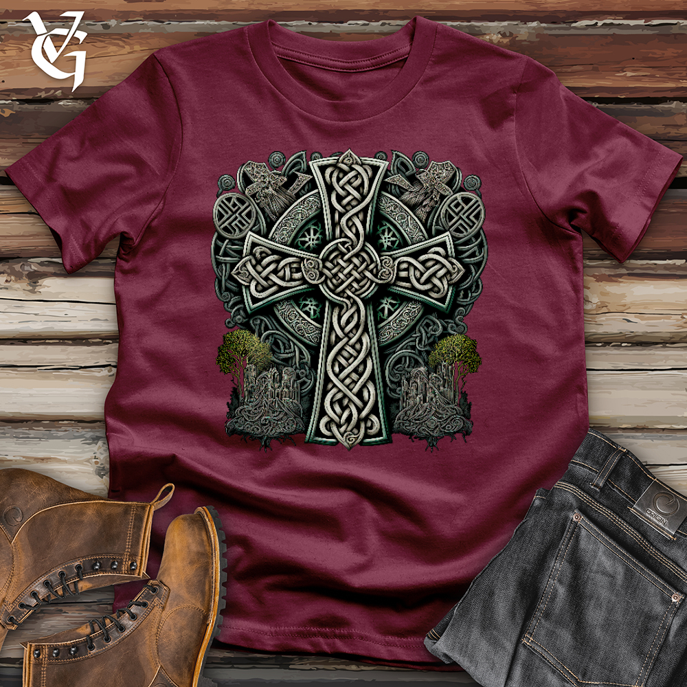 Metallic Celtic Crosses Softstyle Tee