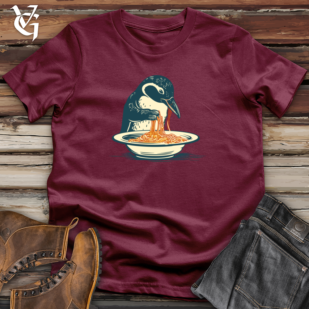 Retro Spaghetti Penguin Softstyle Tee