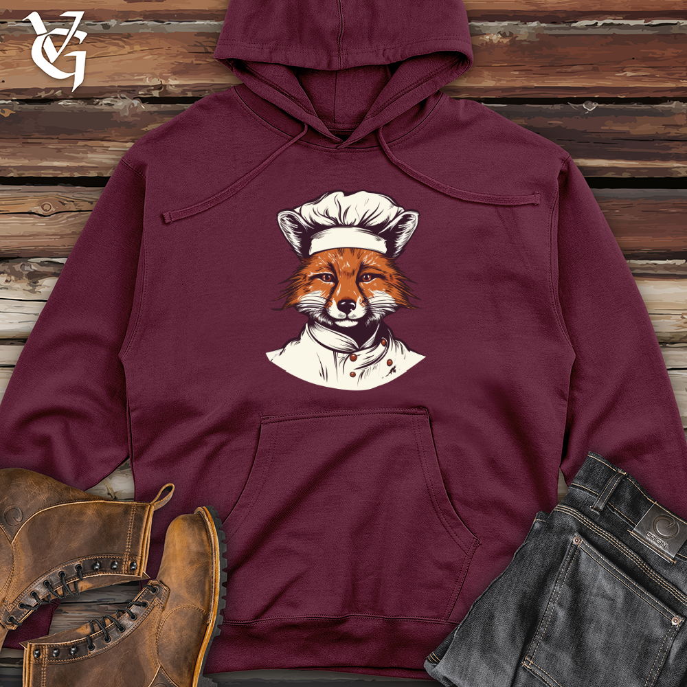 Culinary Whisked Fox Midweight Hooded Sweatshirt