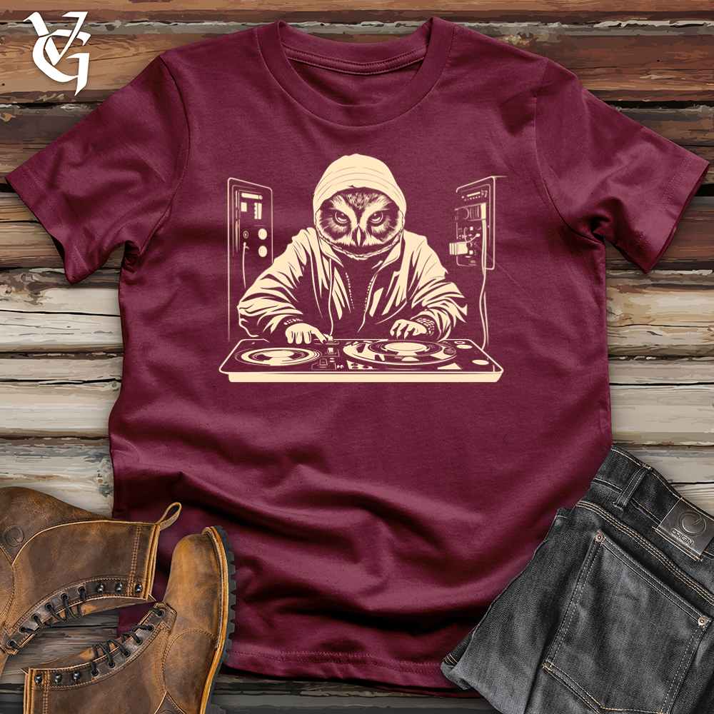 Retro Hootenanny Owl Softstyle Tee