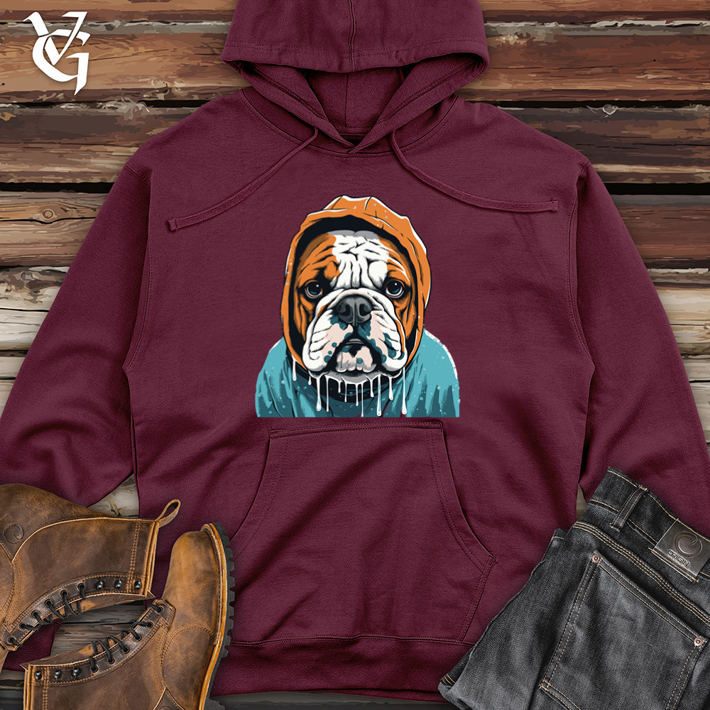 Retro Rainy Bulldog Midweight Hooded Sweatshirt