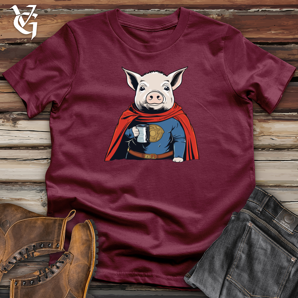 Super Hero Pig Softstyle Tee