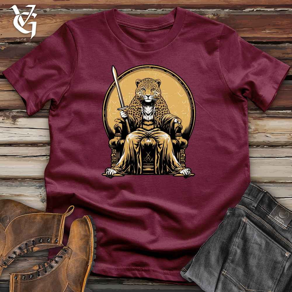 Leopard Throne Guardian Softstyle Tee