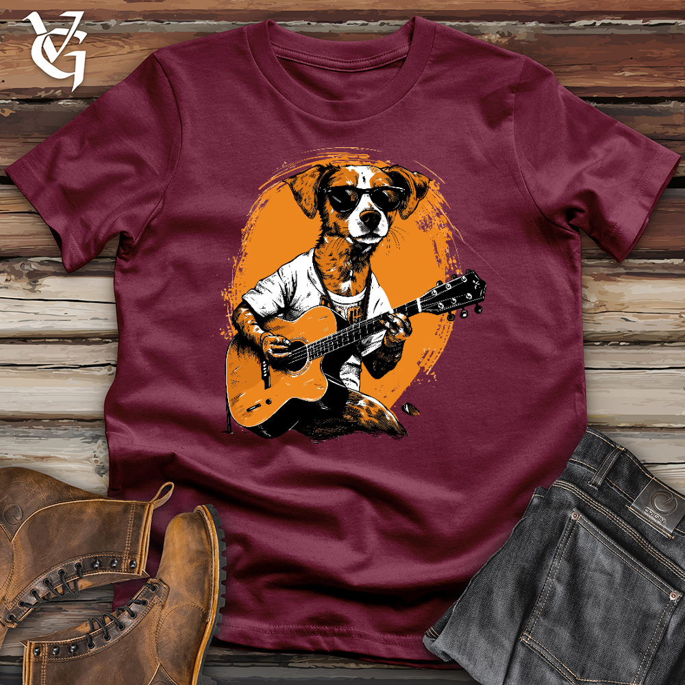 Dog Guitarist Softstyle Tee
