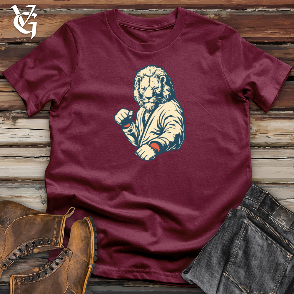 Retro Karate Lion Softstyle Tee
