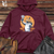 Squirrel Victory Cheer Midweight Hooded Sweatshirt