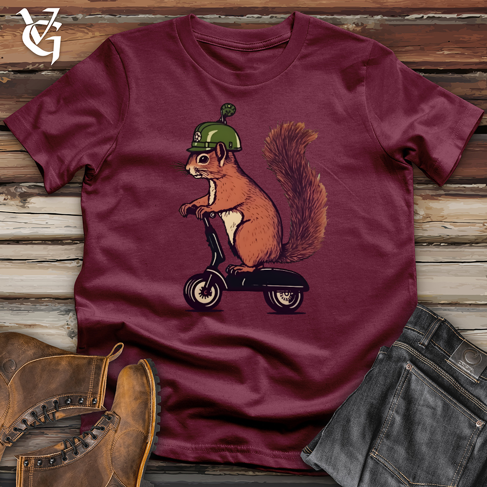 Squirrel Scoot Cotton Tee