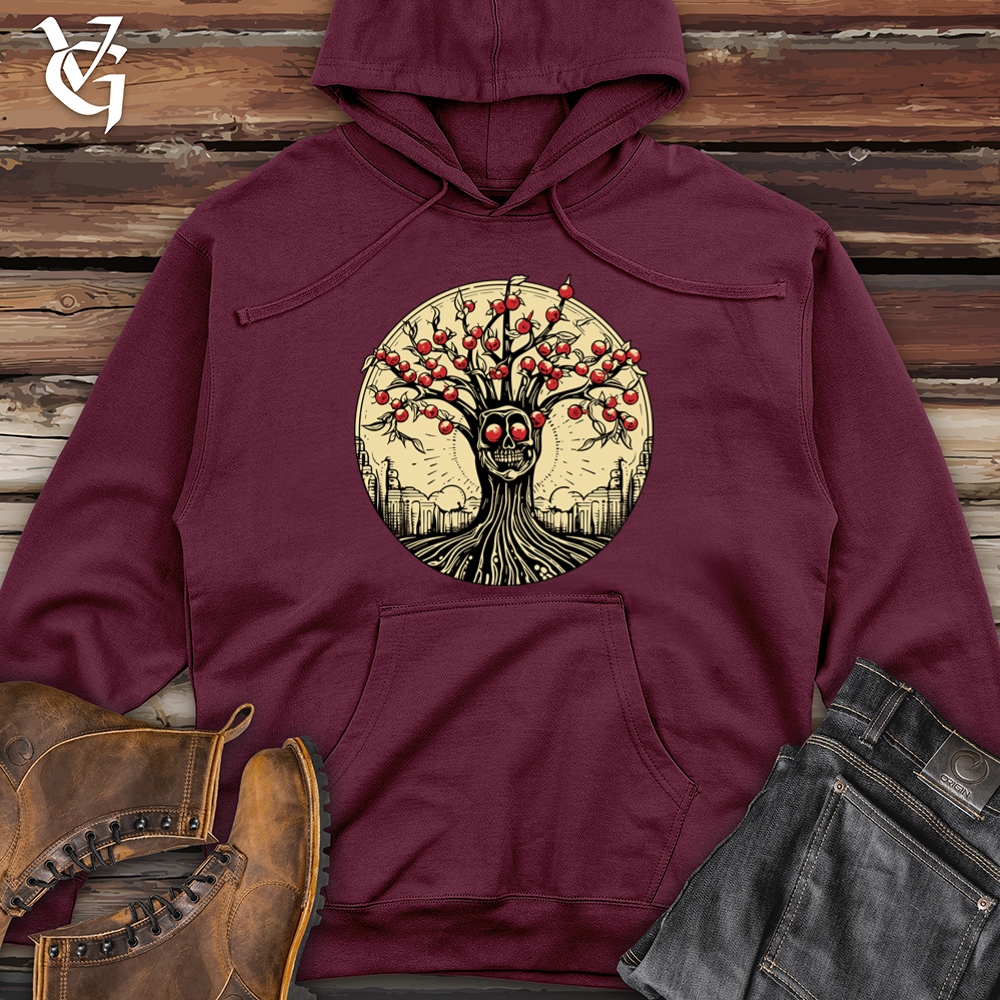 Enigmatic Cherry Sorcery Midweight Hooded Sweatshirt