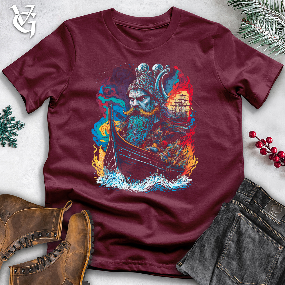Viking Ship 02 Cotton Tee