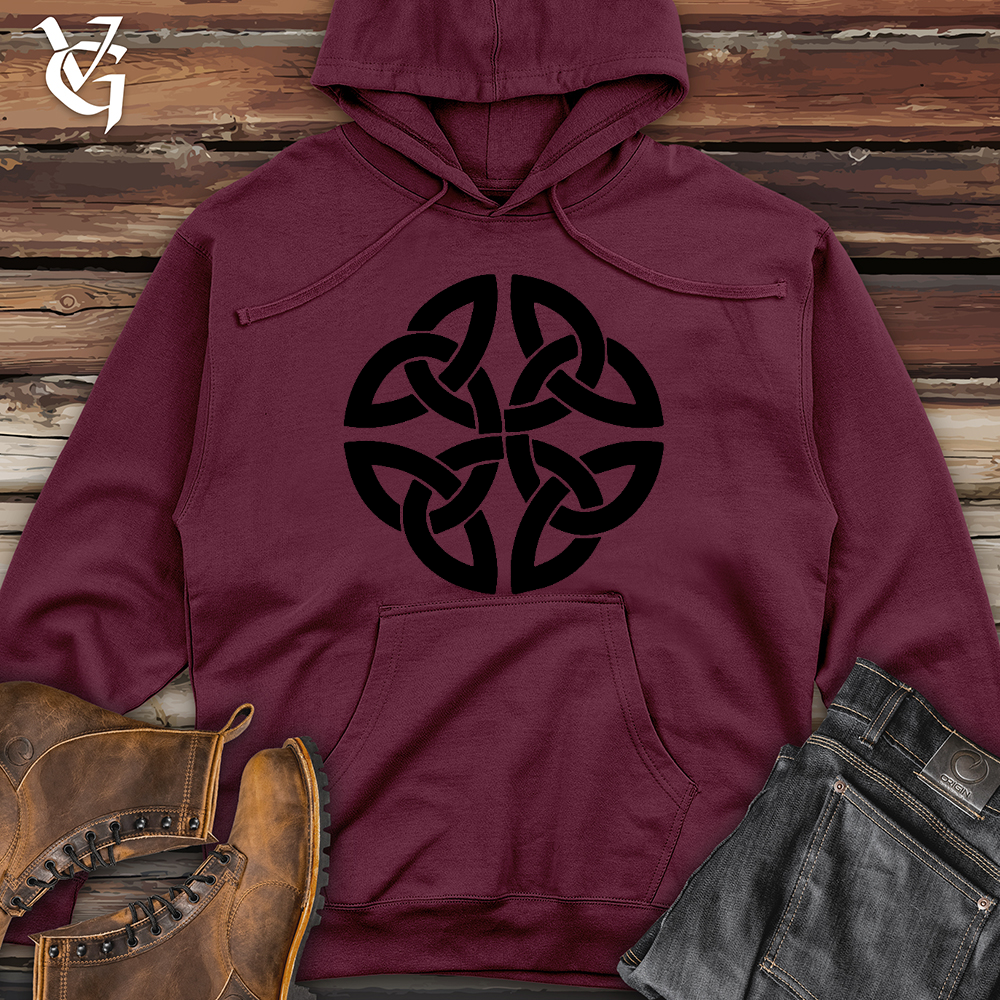 The Celtic Path of Life Midweight Hooded Sweatshirt