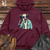 Retro Melody Moo Midweight Hooded Sweatshirt