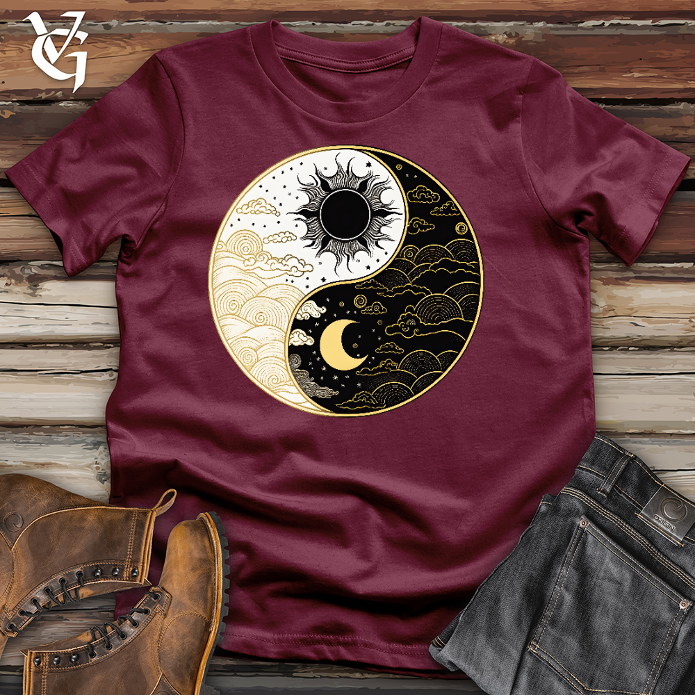 Sun And Moon Yin Yang Cotton Tee